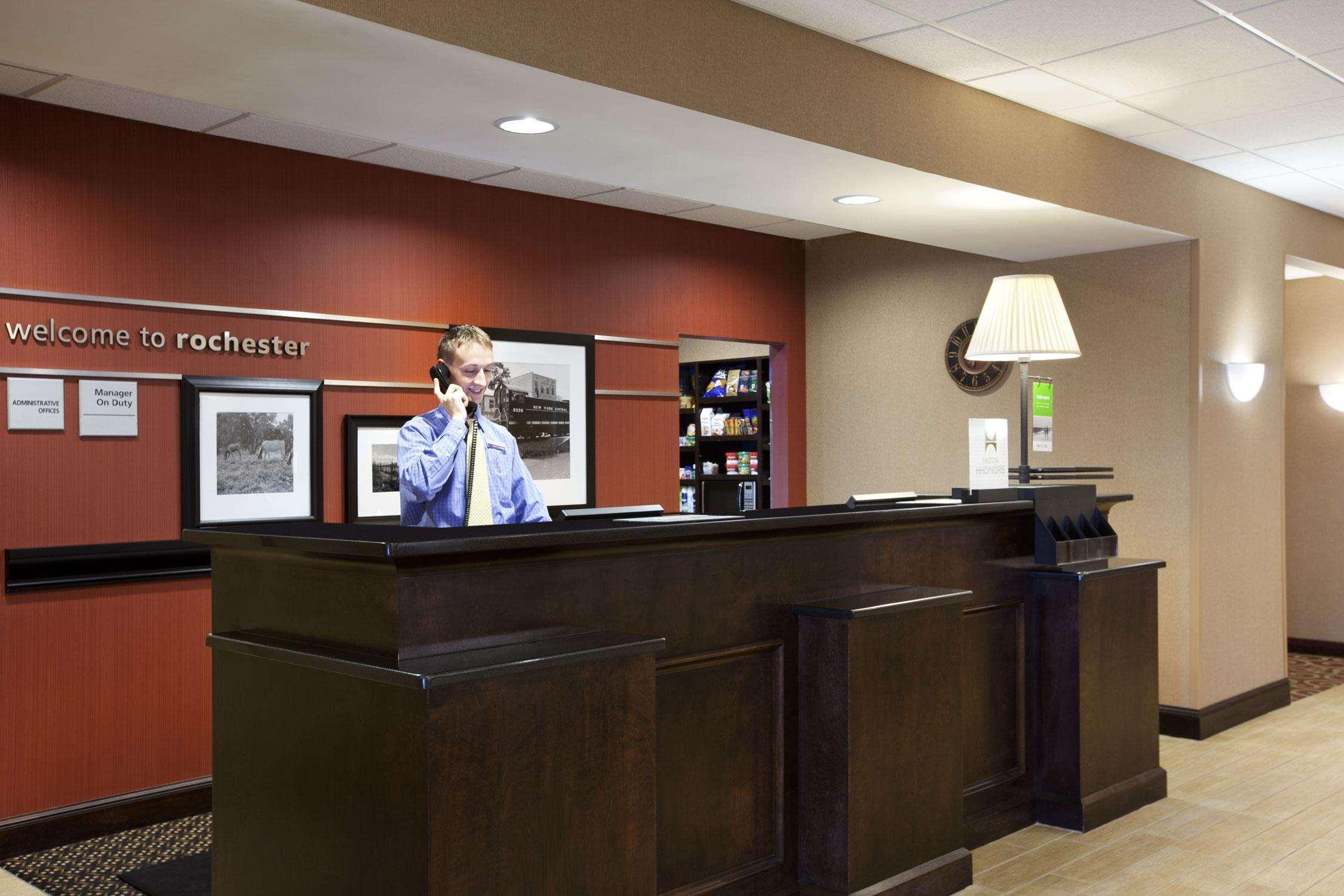 Hampton Inn&Suites Rochester-North Interior foto